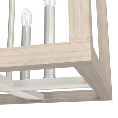 Hunter Fan Company Squire Manor Pendant Light Fixture, Brushed Nickel (Open Box) - VMInnovations