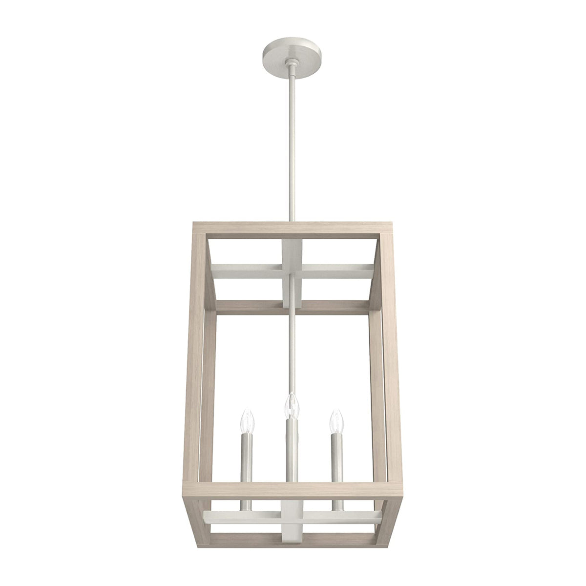 Hunter Fan Company Squire Manor Pendant Light Fixture, Brushed Nickel (Open Box)