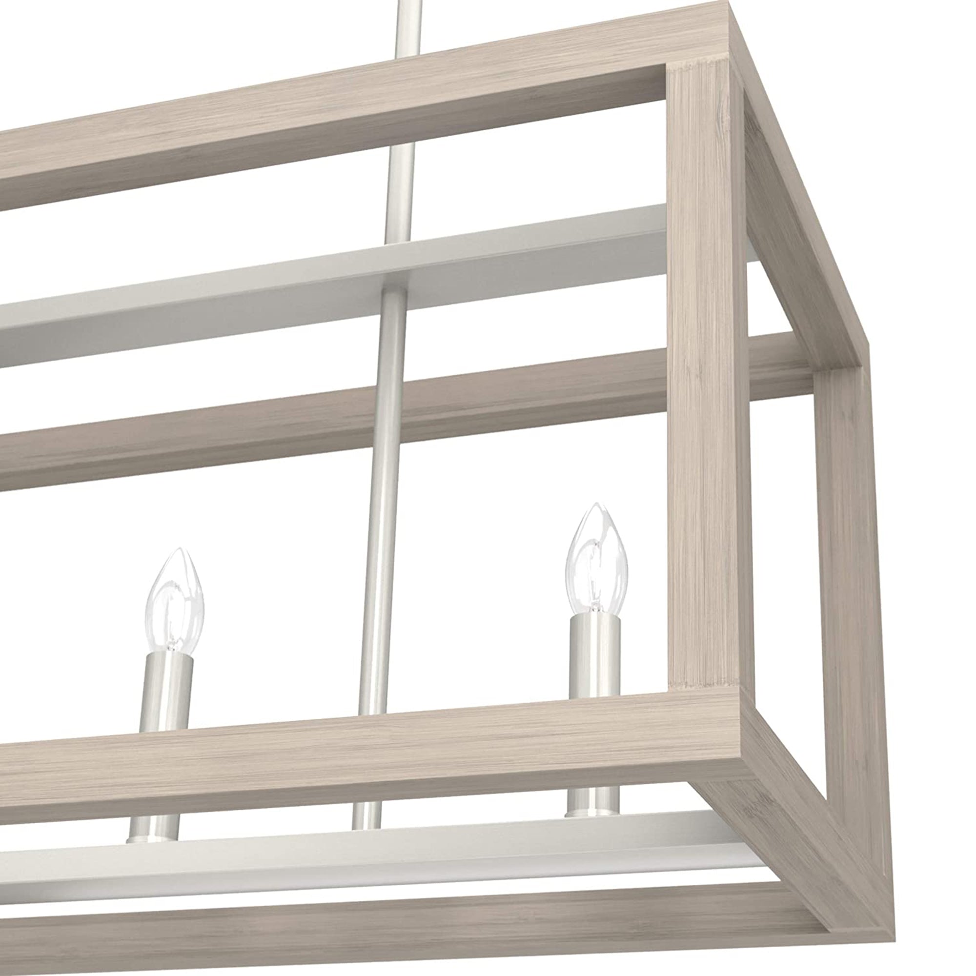 Hunter Fan Company Squire Manor 5 Light Ceiling Chandelier in Brushed Nickel - VMInnovations