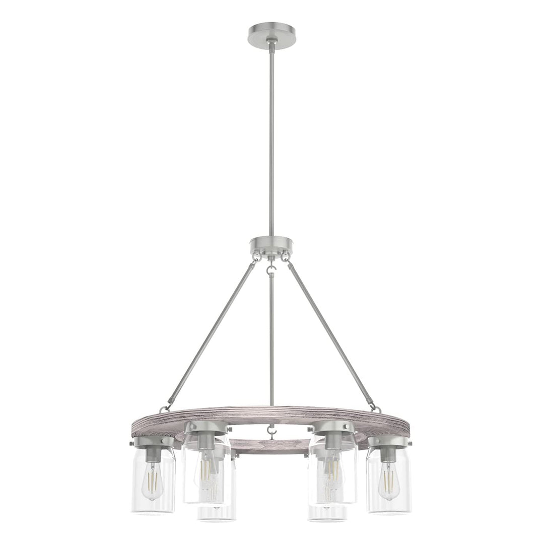 Hunter Fan Company Devon Park 6 Bulb Chandelier Indoor Light Fixture (Open Box)