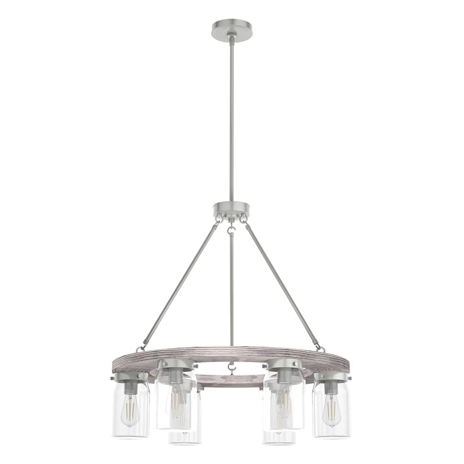 Hunter Fan Company Devon Park 6 Bulb Chandelier Indoor Light Fixture (Open Box) - VMInnovations