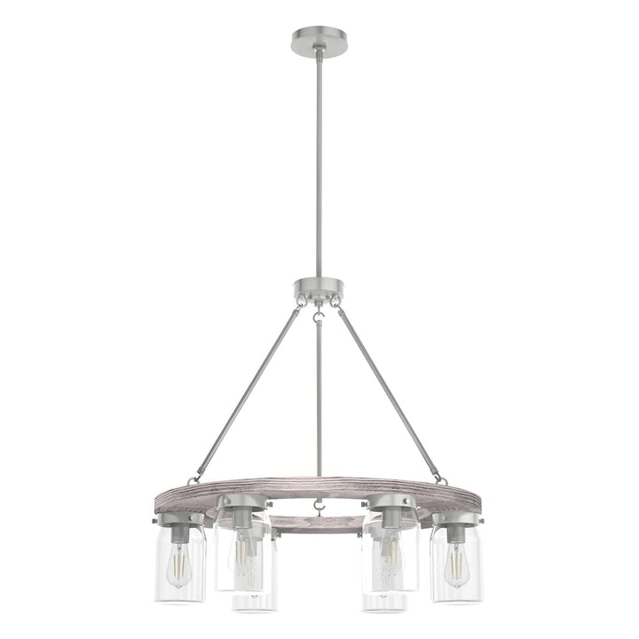 Hunter Fan Company Devon Park 6 Bulb Chandelier Indoor Light Fixture (Open Box)