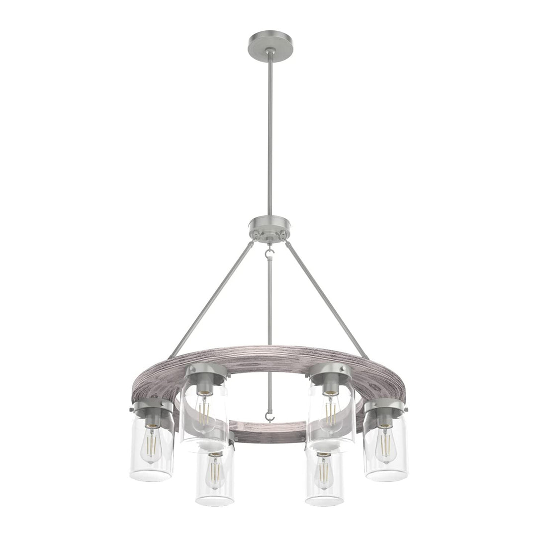 Hunter Fan Company Devon Park 6 Bulb Chandelier Indoor Light Fixture (Open Box)
