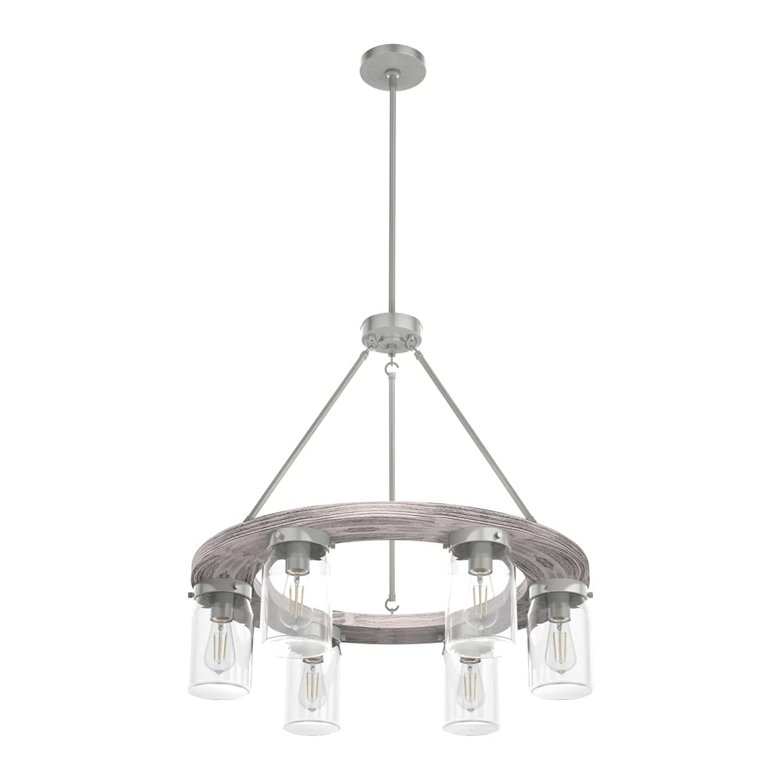 Hunter Fan Company Devon Park 6 Bulb Chandelier Indoor Light Fixture (Open Box) - VMInnovations