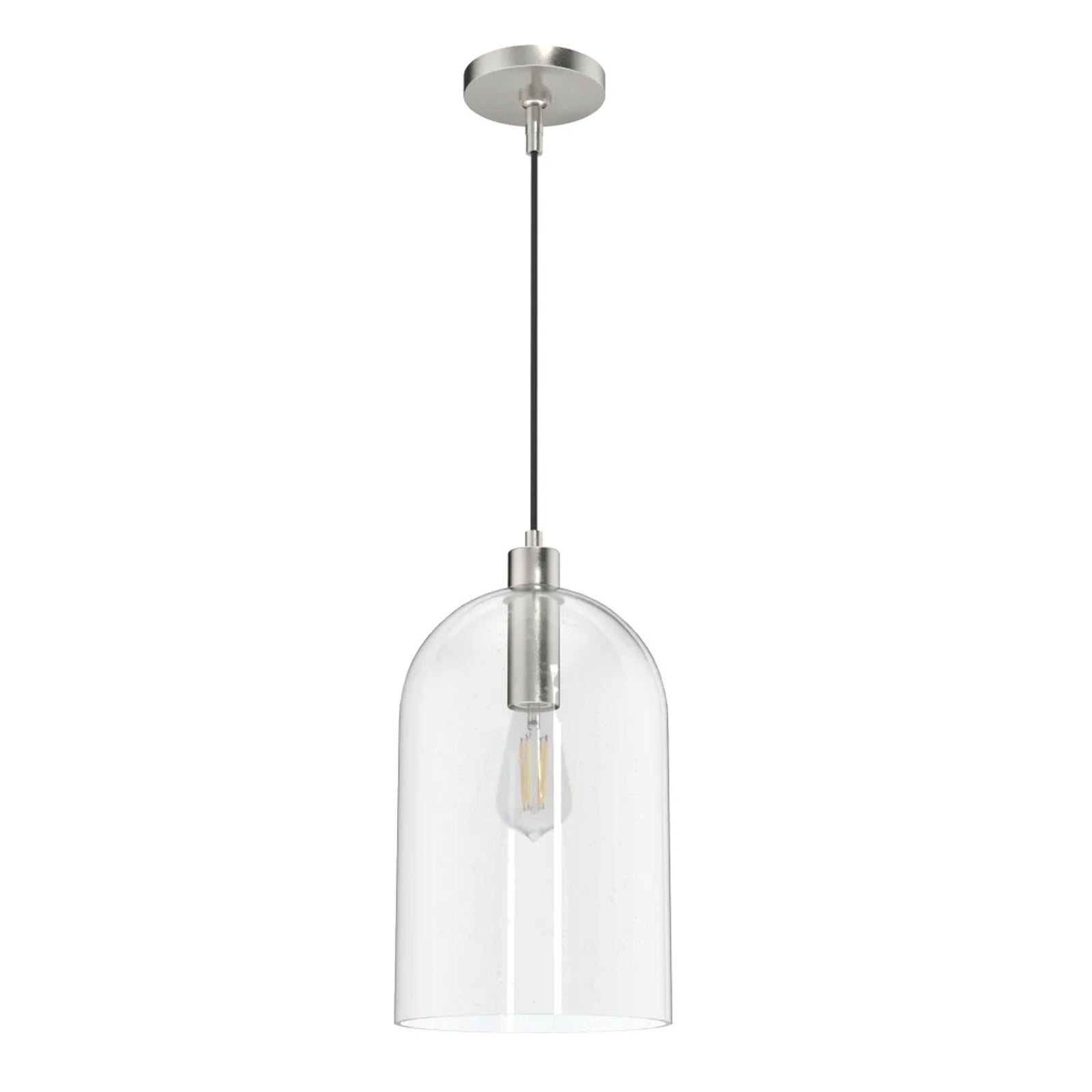 Hunter Fan Company Lochemeade 1 Bulb Glass Dome Adjustable Hanging Pendant Light - VMInnovations
