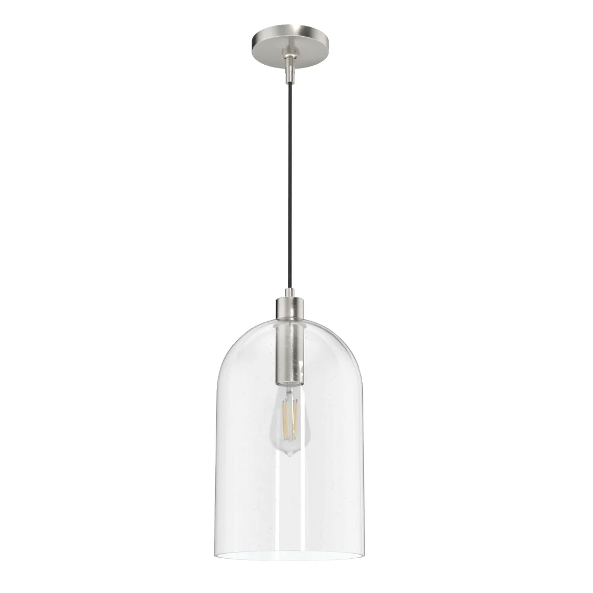 Hunter Fan Company Lochemeade 1 Bulb Glass Dome Hanging Pendant Light (Open Box) - VMInnovations