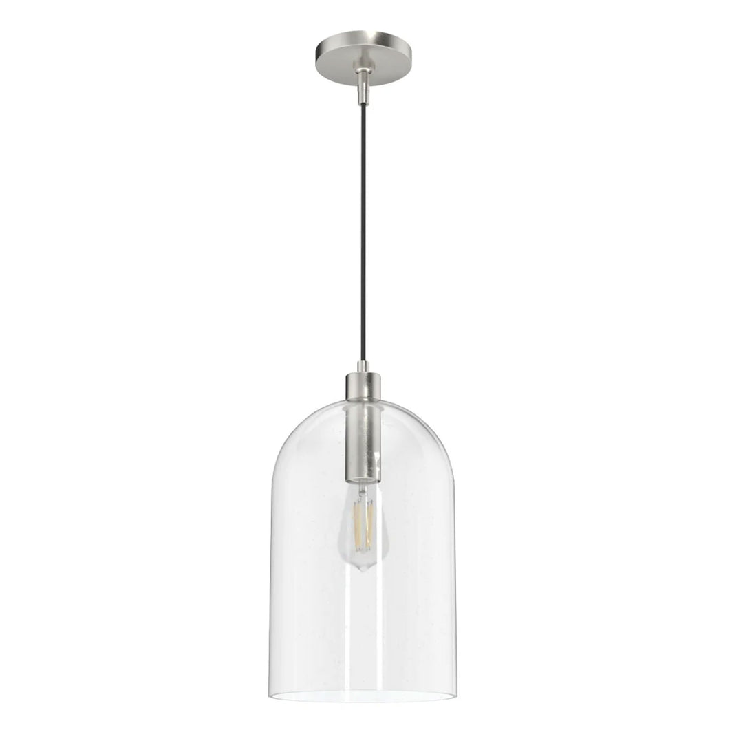 Hunter Fan Company Lochemeade 1 Bulb Glass Dome Hanging Pendant Light (Open Box)