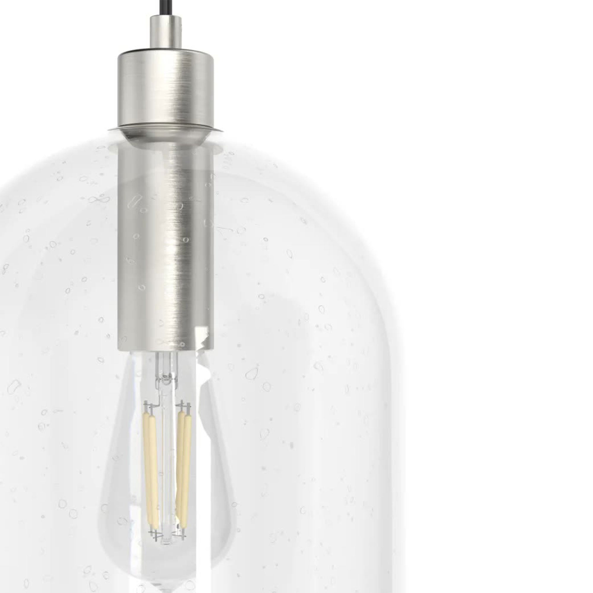 Hunter Fan Company Lochemeade 1 Bulb Glass Dome Adjustable Hanging Pendant Light - VMInnovations