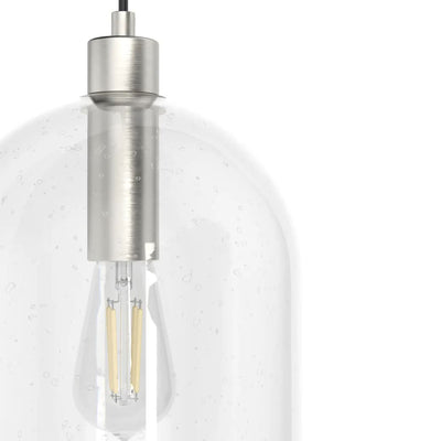 Hunter Fan Company Lochemeade 1 Bulb Glass Dome Adjustable Hanging Pendant Light - VMInnovations