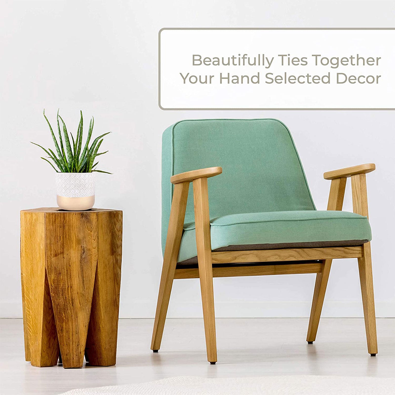 Inspirella Timeless Cement Pot 5.3 inches with Drainage Hole (Open Box) - VMInnovations