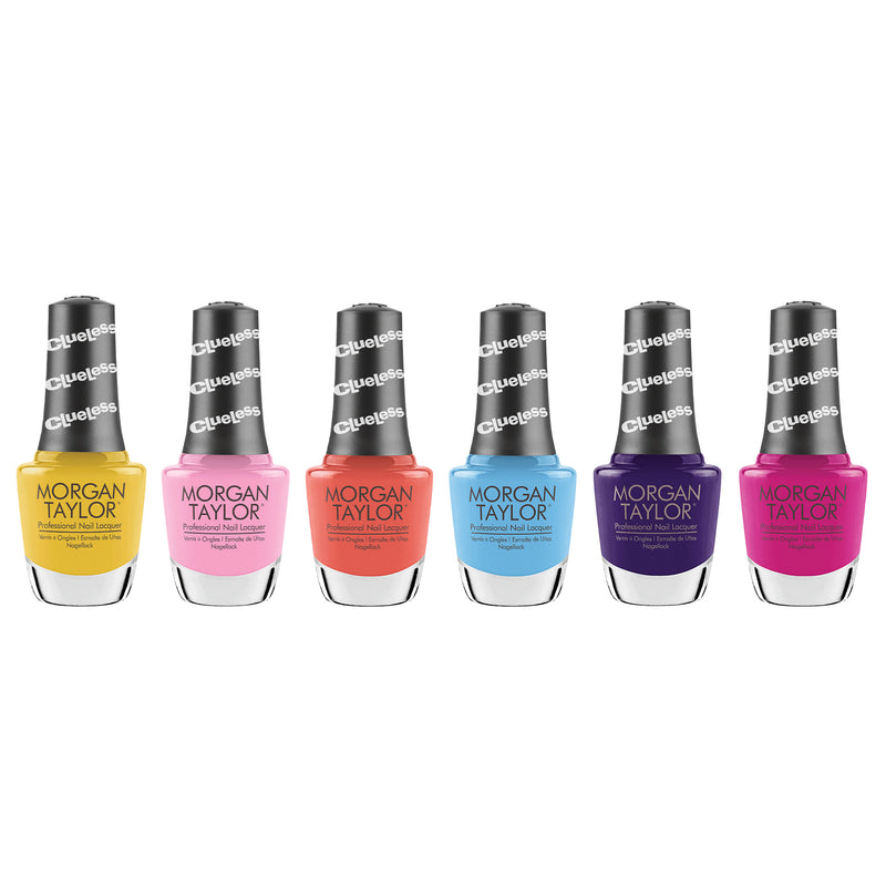 Morgan Taylor Clueless Collection Nail Lacquer Polish Manicure Set, 6 Colors
