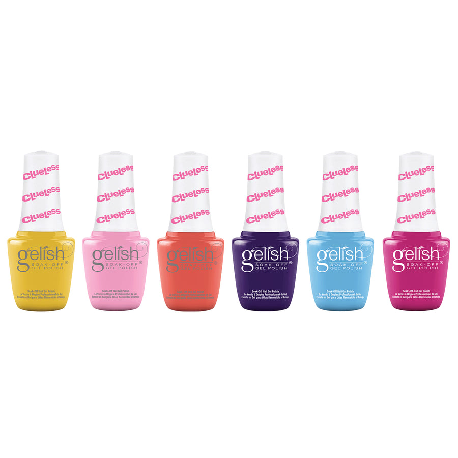 Gelish Mini Clueless Collection 9 mL Soak Off Gel Nail Polish Set (6) (Open Box) - VMInnovations