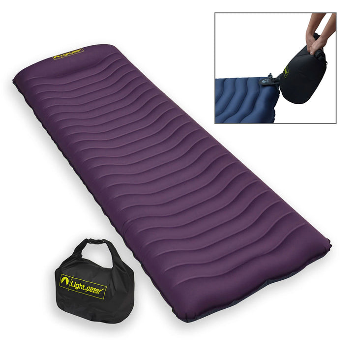 Outdoors 341044 Cradle Air Inflatable Mat w/ Inflation Bag (Open Box)