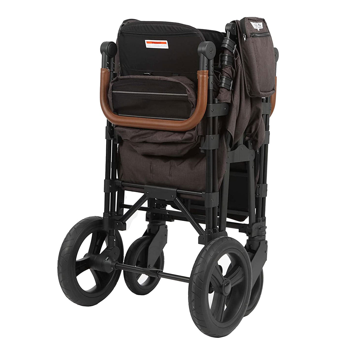 Keenz XC Luxury 2-Kid Push Pull Kid Wheeled Stroller Wagon w/ Canopy, Charcoal - VMInnovations