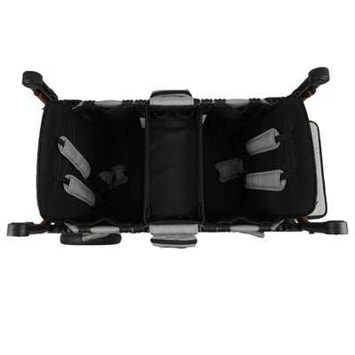 Keenz XC Luxury Comfort Push Pull Toddler Wheeled Stroller Wagon w/Canopy, Smoke - VMInnovations