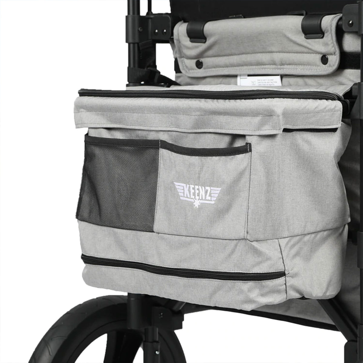 Keenz XC Luxury Comfort Push Pull Toddler Wheeled Stroller Wagon w/Canopy, Smoke - VMInnovations