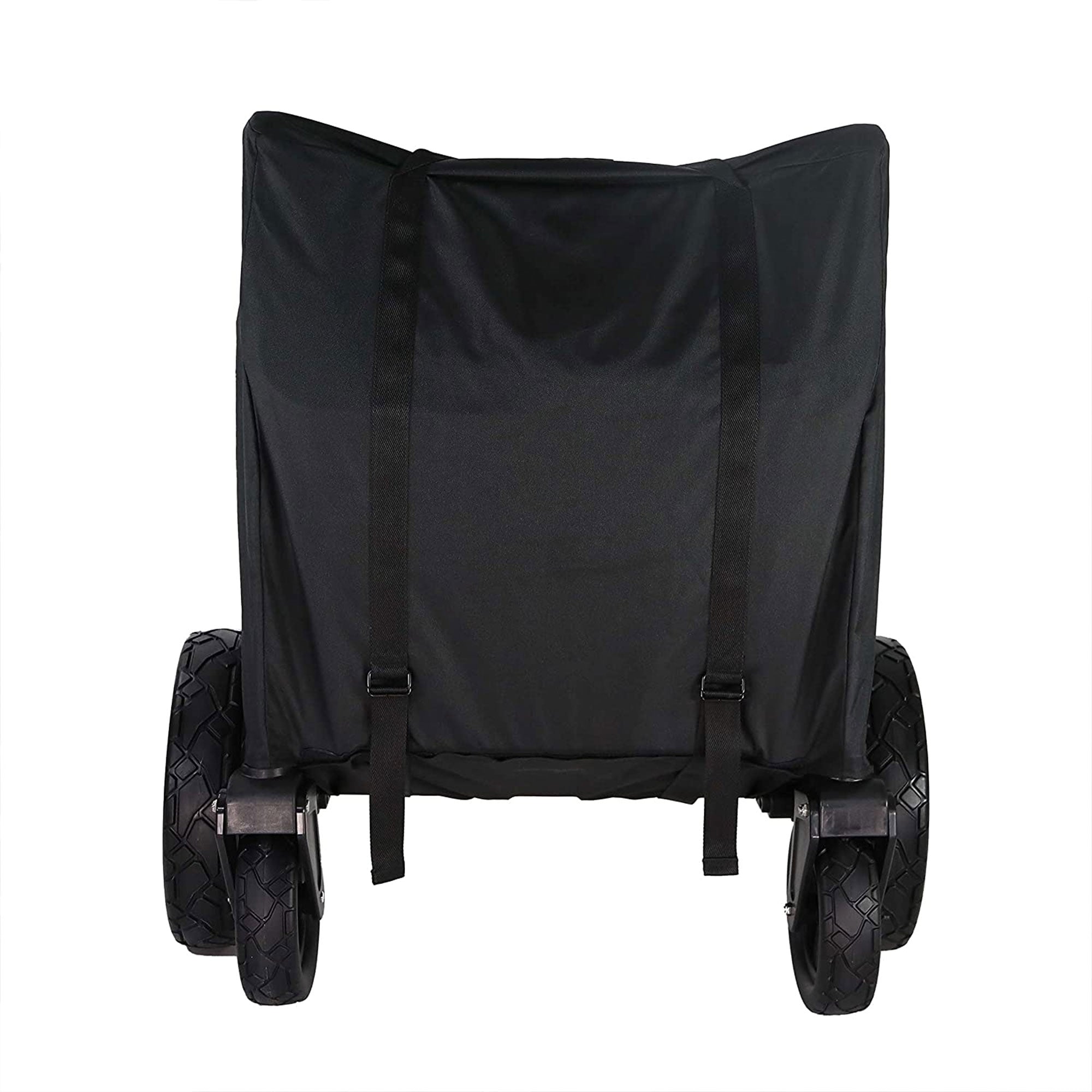 Keenz 7S Plus Ultimate 4-Passenger Wheeled Baby Stroller Wagon w/ Canopy, Black