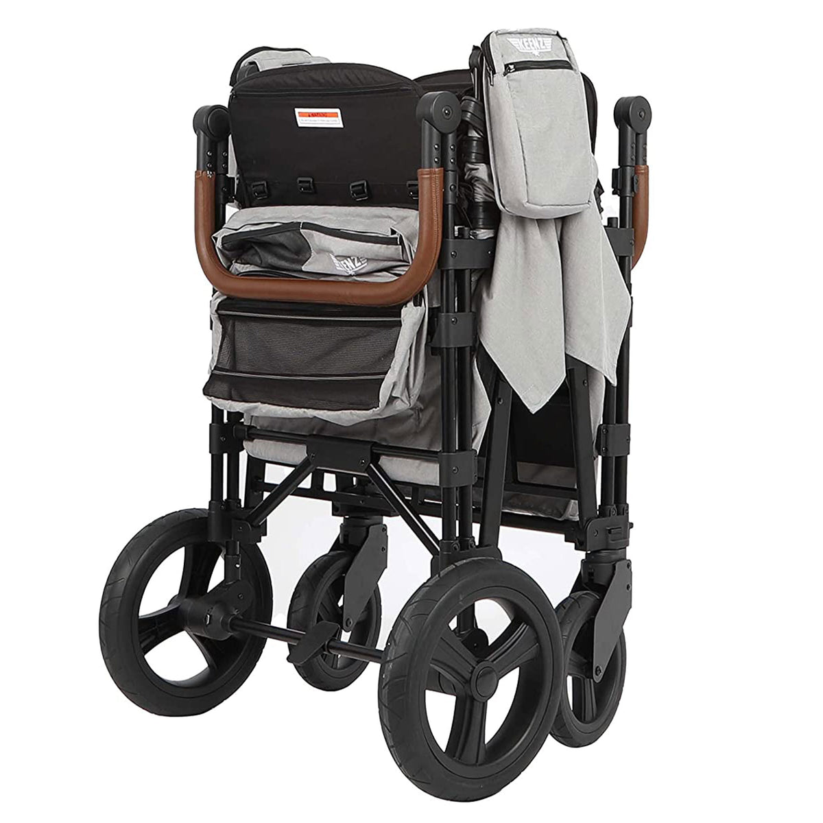 Keenz XC Plus 4 Child Luxury Stroller Wagon with Canopy and Mesh Sides, Smoke - VMInnovations