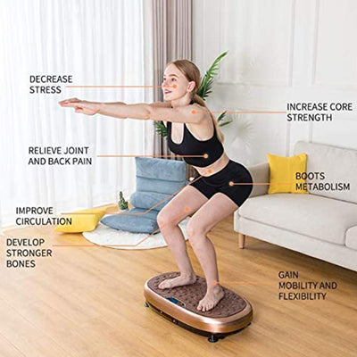 EILISON KM-818 FitMax 3D XL Vibration Plate Exerciser, 300 Pound Capacity (Used)