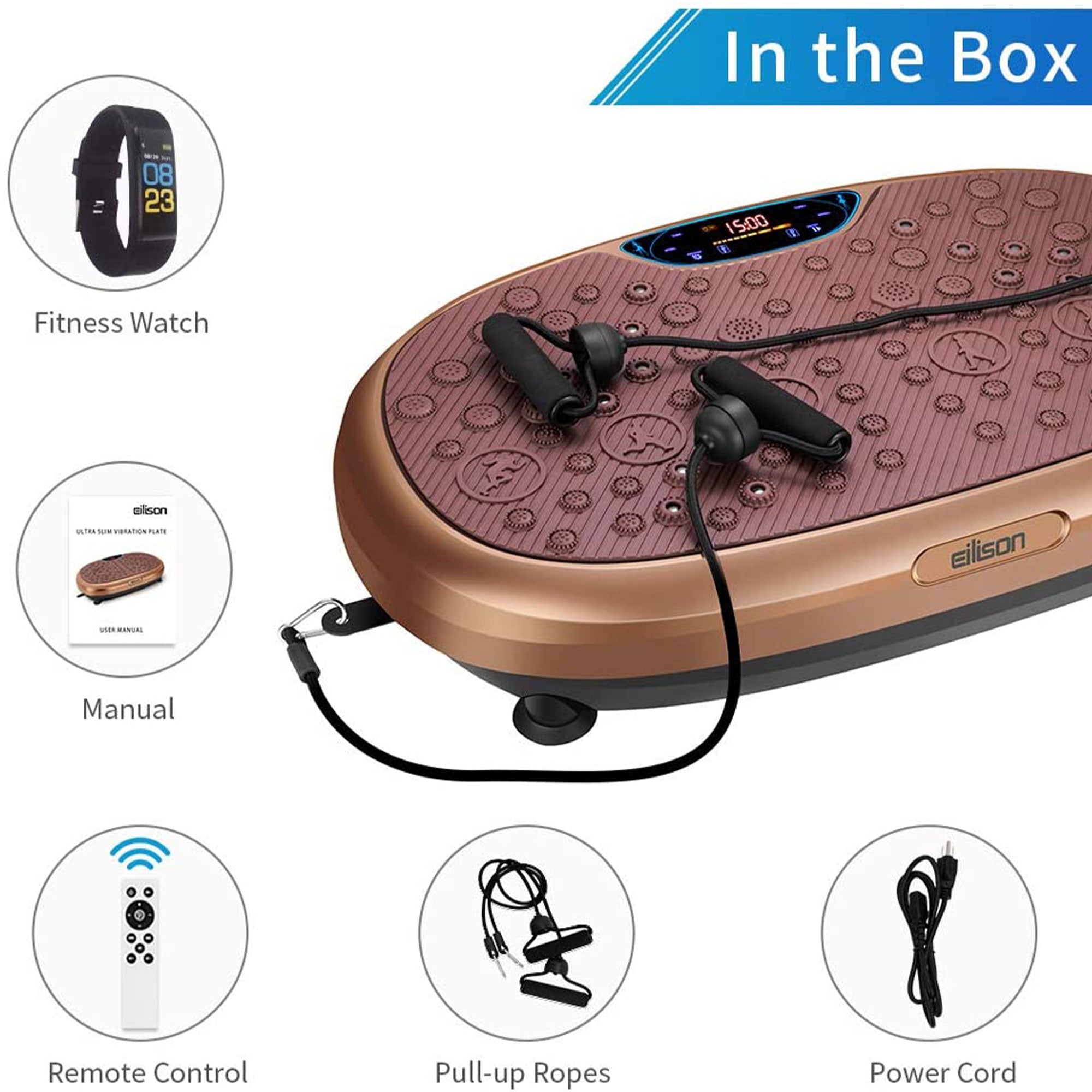 EILISON FitMax 3D XL Vibration Plate Exerciser, 300lb Capacity, (For Parts) - VMInnovations
