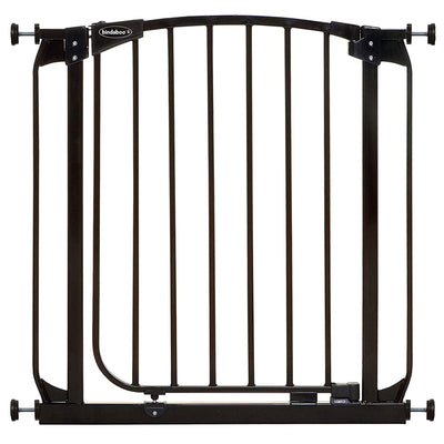 Bindaboo B1102 Zoe 28 to 32 Inch Expanding Swing Close Baby and Pet Gate, Black - VMInnovations