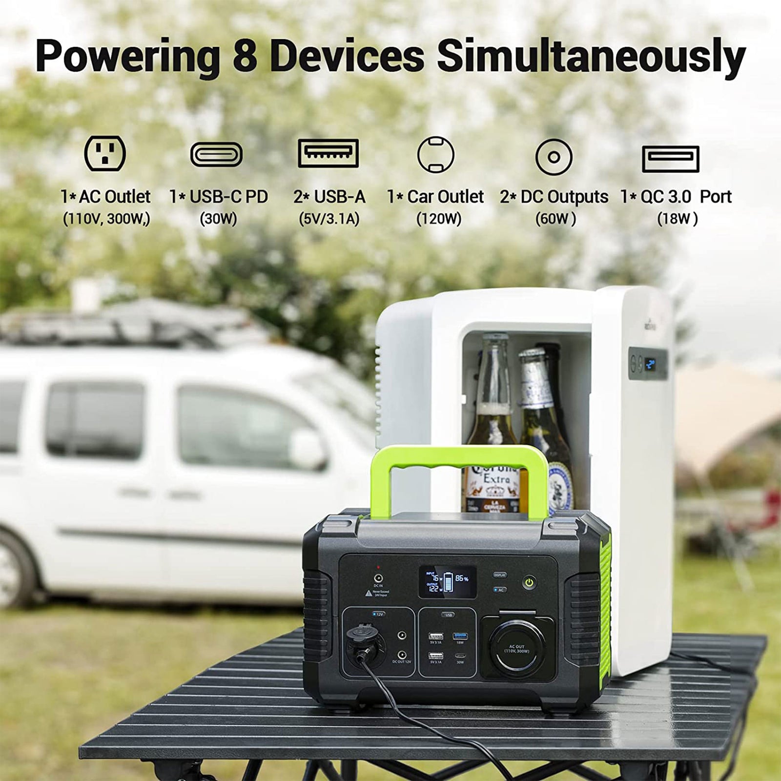 PAXCESS Rockman 300W Solar and Battery Powered Generator Station (For Parts) - VMInnovations