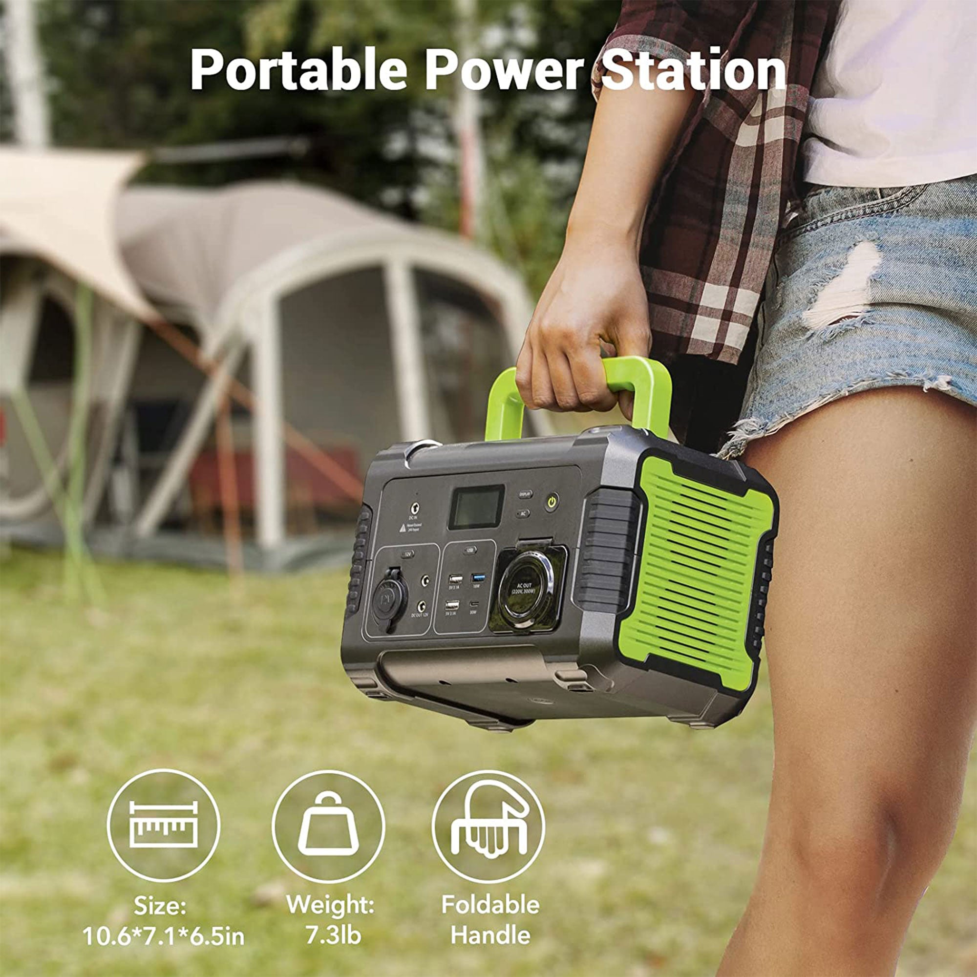 PAXCESS Rockman 300W Solar and Battery Powered Generator Station (For Parts) - VMInnovations