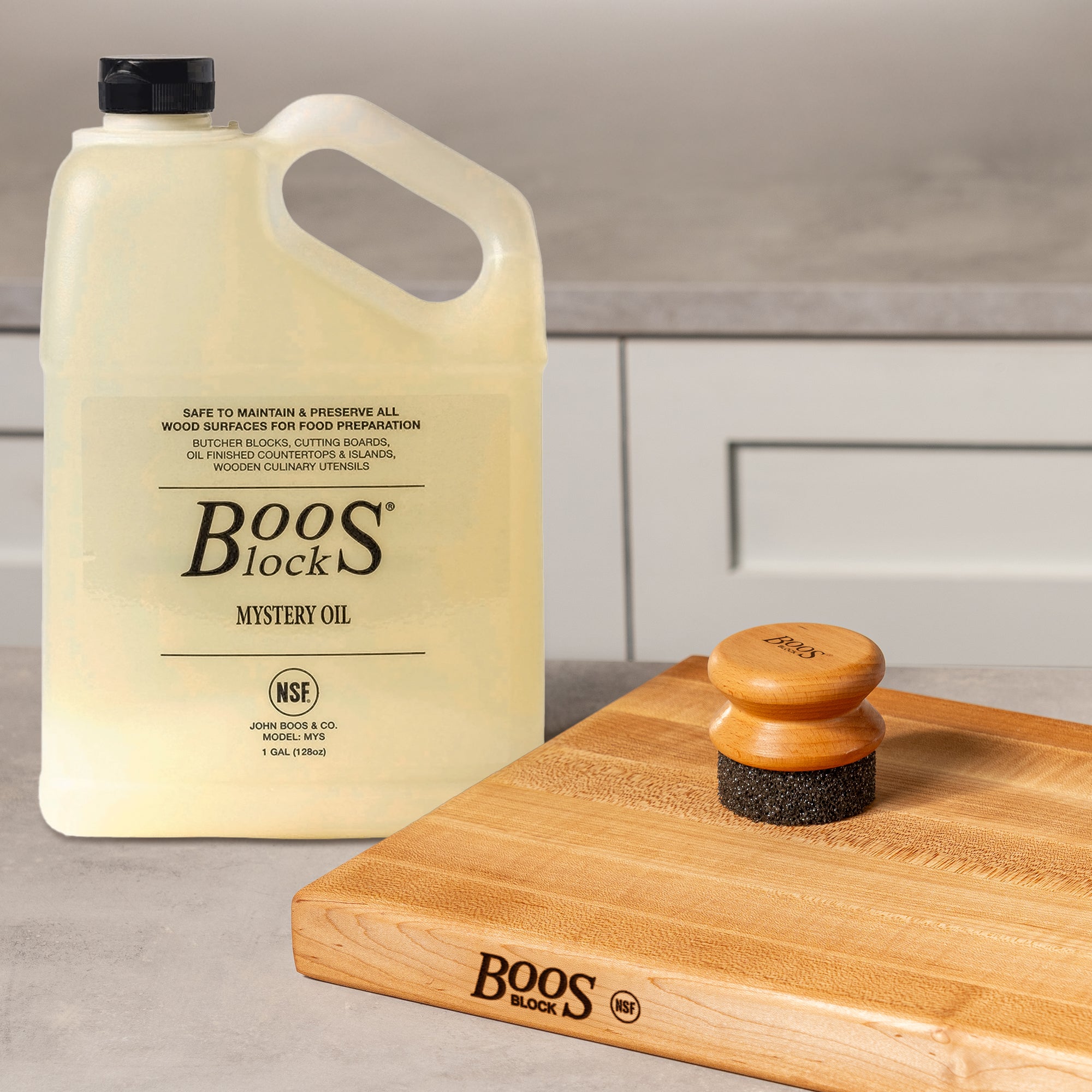 John Boos Block Mystery Oil Maintenance Care for Wood Cutting Board, (Open Box) - VMInnovations