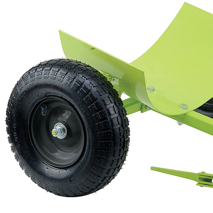 Heavy Duty Steel Log Skate Towing Attachment with Dual Chains (Open Box)