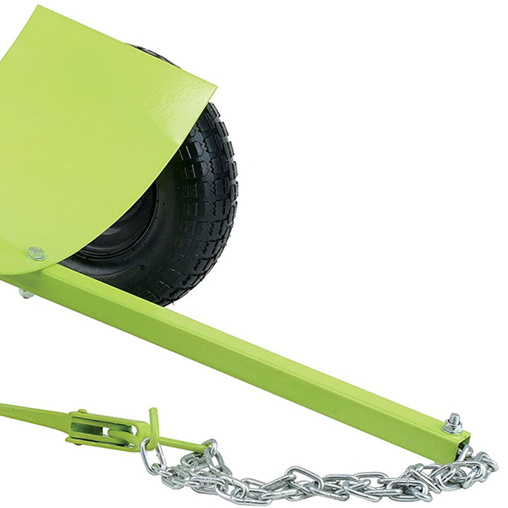 Heavy Duty Steel Log Skate Towing Attachment with Dual Chains (Open Box) - VMInnovations