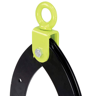 Timber Tuff TMW-53 14 Inch Log Grapple Tool with Clamping Teeth and Swivel Ring - VMInnovations