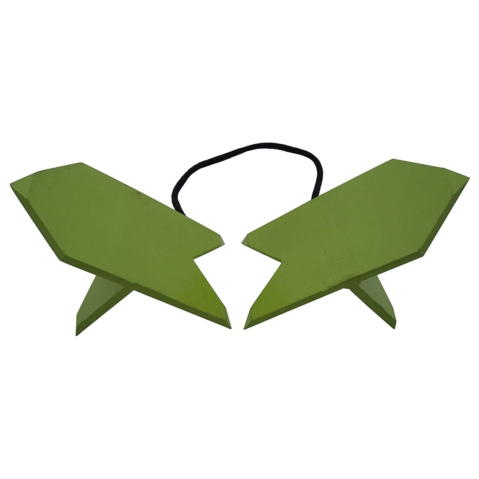 Timber Tuff Secure Hold Compact Log Dog Pair with Attached Rope, Green(Open Box) - VMInnovations