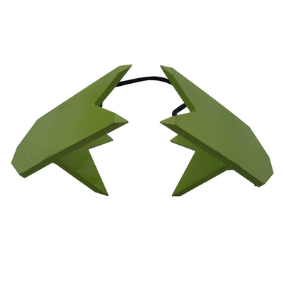 Timber Tuff Secure Hold Compact Log Dog Pair with Attached Rope, Green(Open Box)