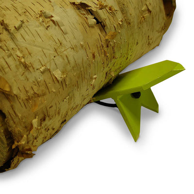Timber Tuff Secure Hold Compact Log Dog Pair with Attached Rope, Green(Open Box)