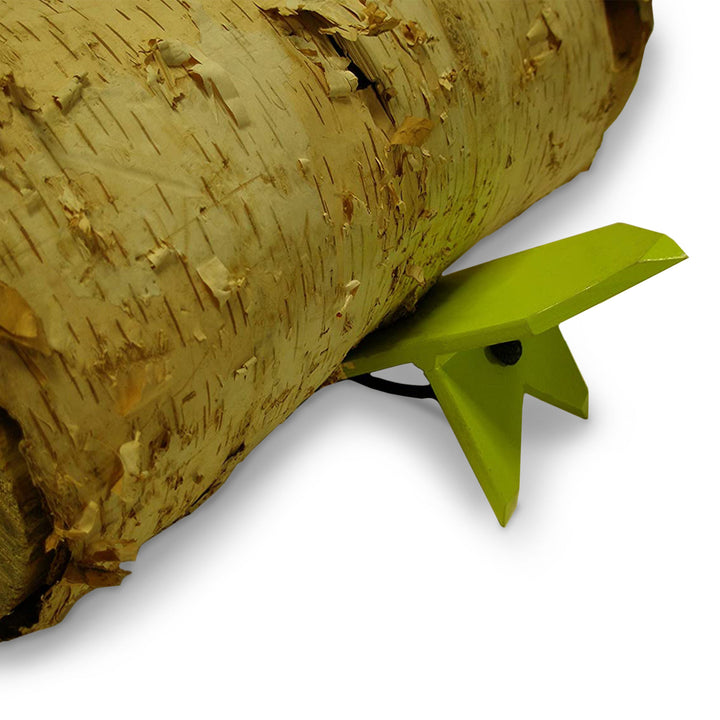 Timber Tuff Secure Hold Compact Log Dog Pair with Attached Rope, Green(Open Box)