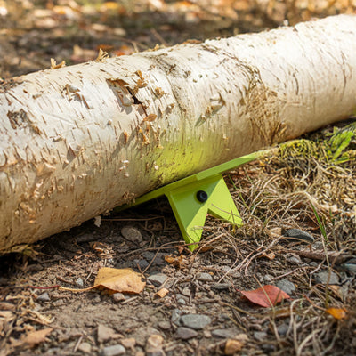 Timber Tuff TMW-61 Secure Hold Compact Log Dog Pair with Attached Rope, Green - VMInnovations