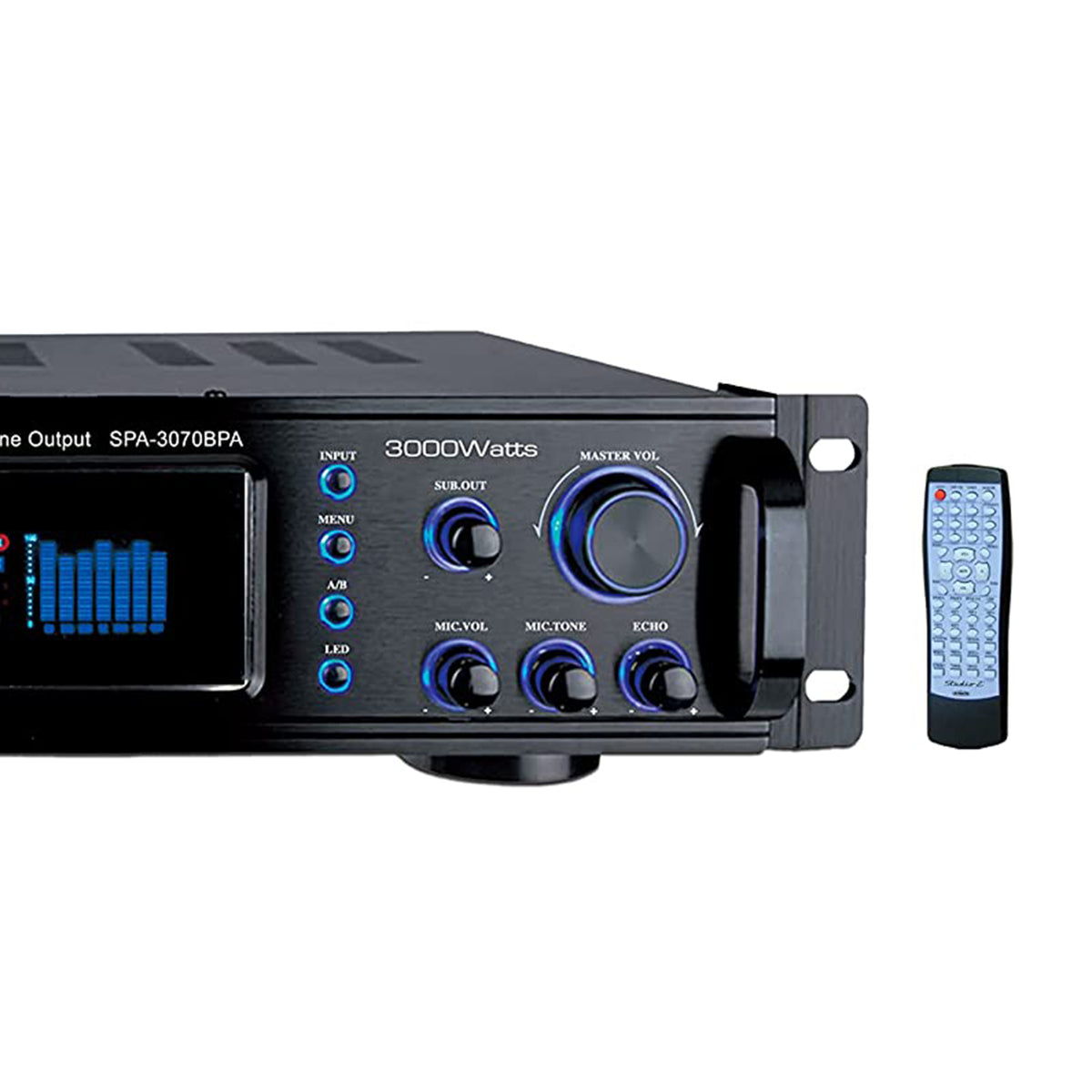Studio Z SPA-3070BPA Digital Receiver Power Amplifier with Rack Mount Brackets