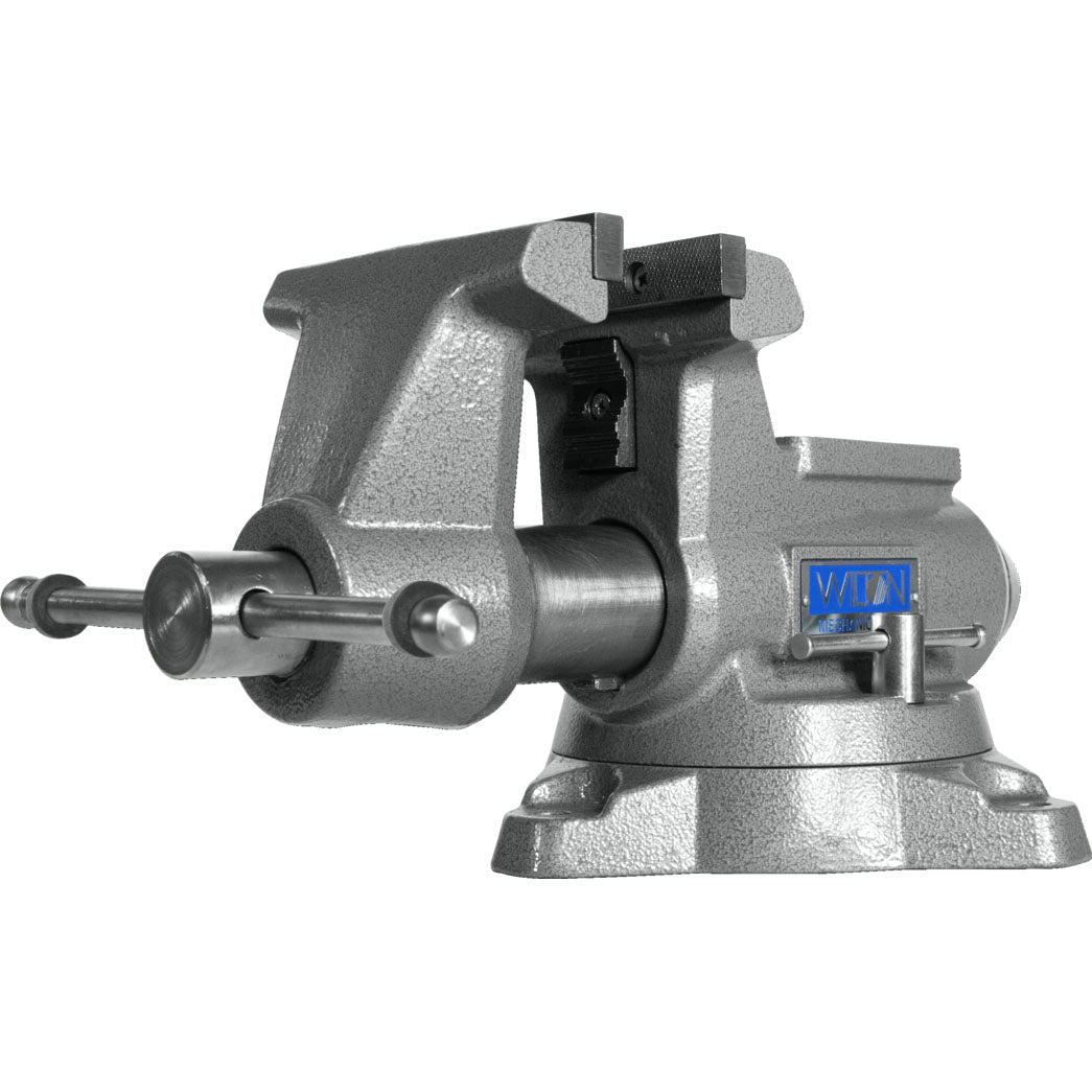 Wilton Tools 28811 5 1/2" Wide Jaw 5" Opening Swivel Base Pro Mechanic Work Vise - VMInnovations