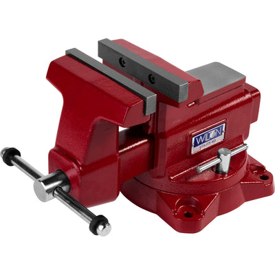 Wilton Tools 28815 6 1/2" Wide Jaw 6 1/4" Opening Swivel Utility Bench Vise, Red
