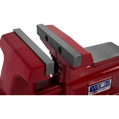 Wilton Tools 28815 6 1/2" Wide Jaw 6 1/4" Opening Swivel Utility Bench Vise, Red