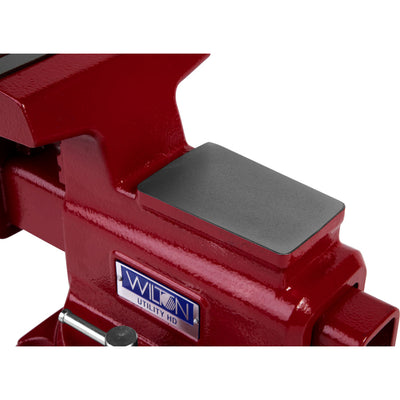 Wilton Tools 28815 6 1/2" Wide Jaw 6 1/4" Opening Swivel Utility Bench Vise, Red