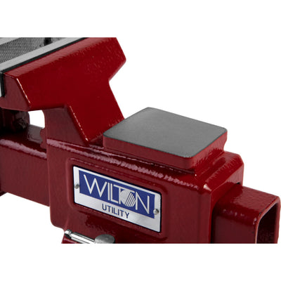 Wilton Tools 28818 4 1/2" Wide Jaw 4" Max Opening Swivel Utility Bench Vise, Red