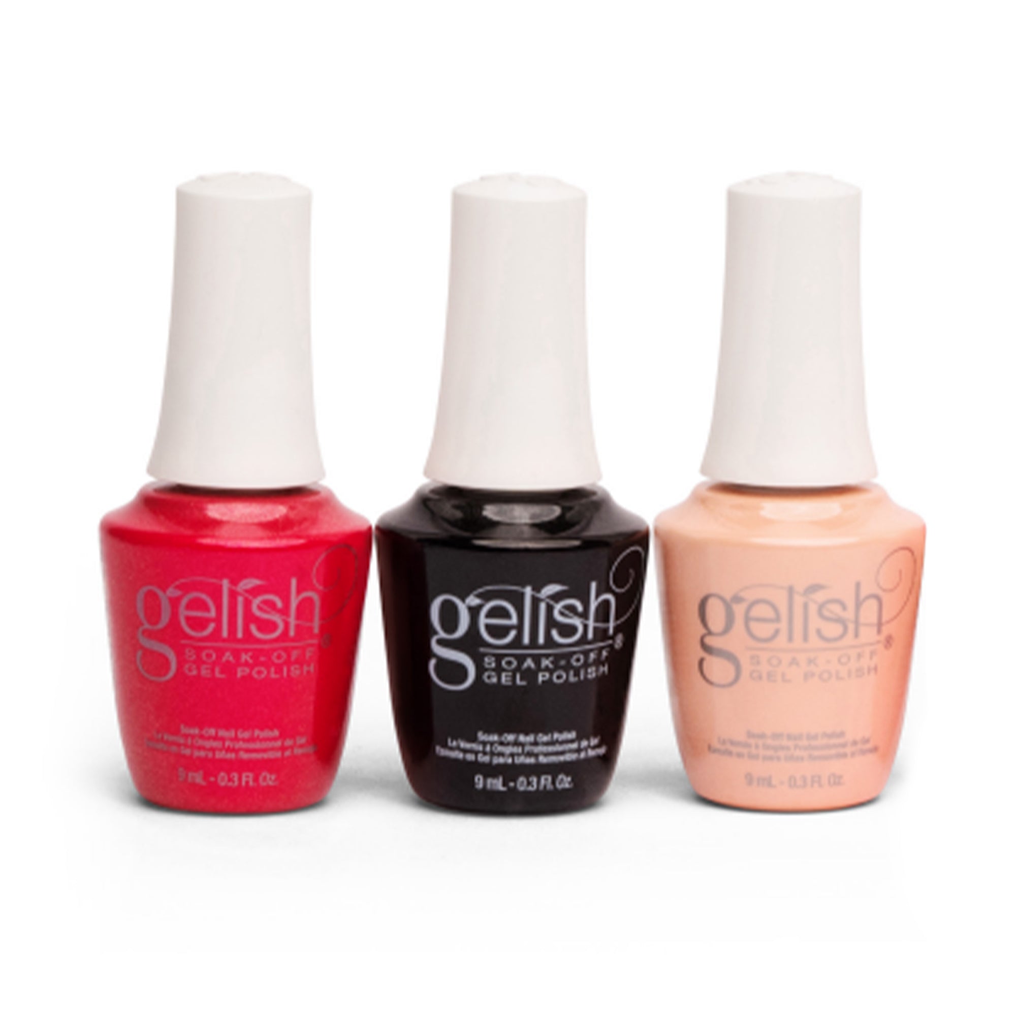 Gelish Forever Fabulous 9 mL Polish Set, 6 Pack with 330 Count 3 Type Nail Kit