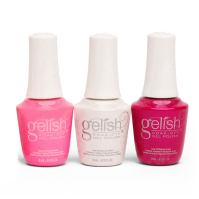Gelish Forever Fabulous 9 mL Polish Set, 6 Pack with 330 Count 3 Type Nail Kit