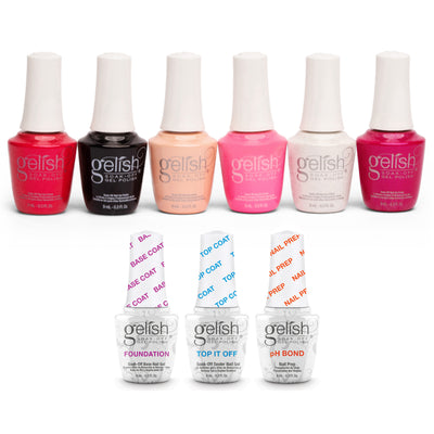 Gelish Terrific Trio Soak Off Gel Nail Polish w/ Forever Fabulous Collection - VMInnovations