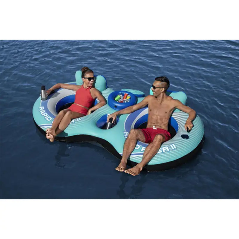 Bestway Hydro Force Comfort Plush Rapid Rider II Inflatable 2 Person River Raft