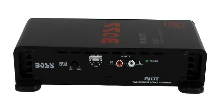 BOSS Audio R1002 Riot 200W 2-Channel Class A/B Car Audio High Power Amplifier - VMInnovations