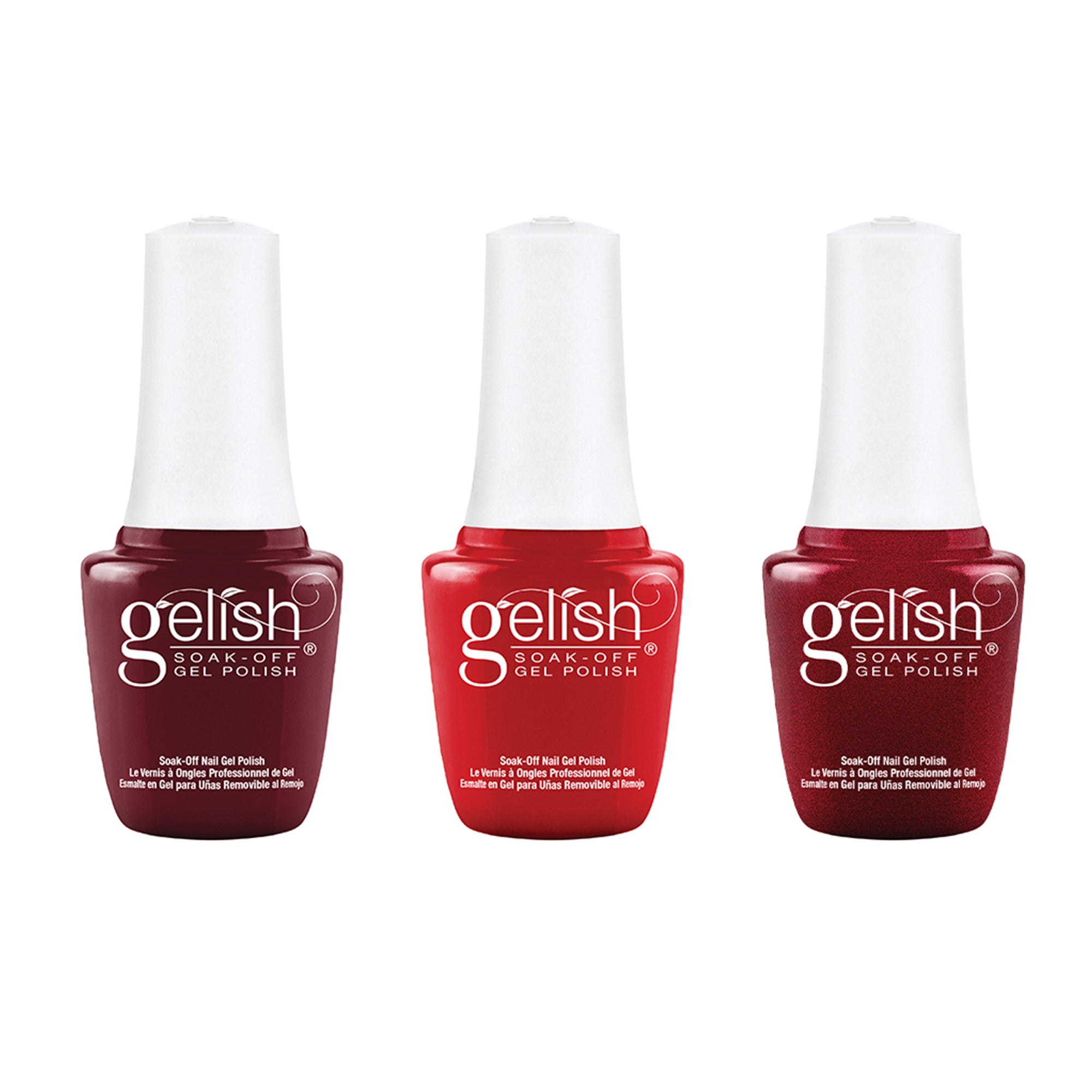 Gelish 330 Coffin Stiletto Nail Kit w/ Polish Sealer & Winter Marilyn Monroe Set - VMInnovations