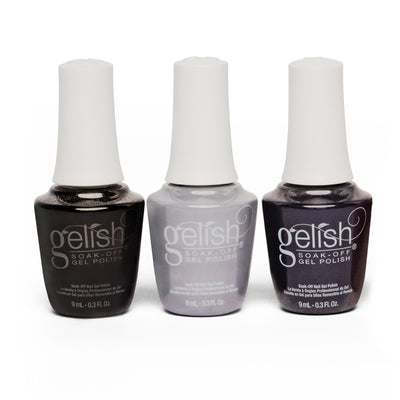 Gelish 330 Medium Coffin Stiletto Nail Kit with Polish Sealer and Neutral Set