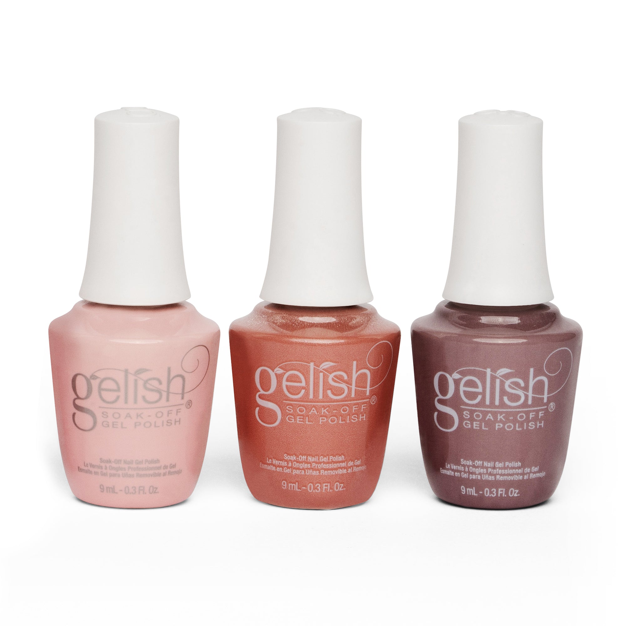 Gelish 330 Medium Coffin Stiletto Nail Kit w/ Polish Sealer & Pretty in Pink Set